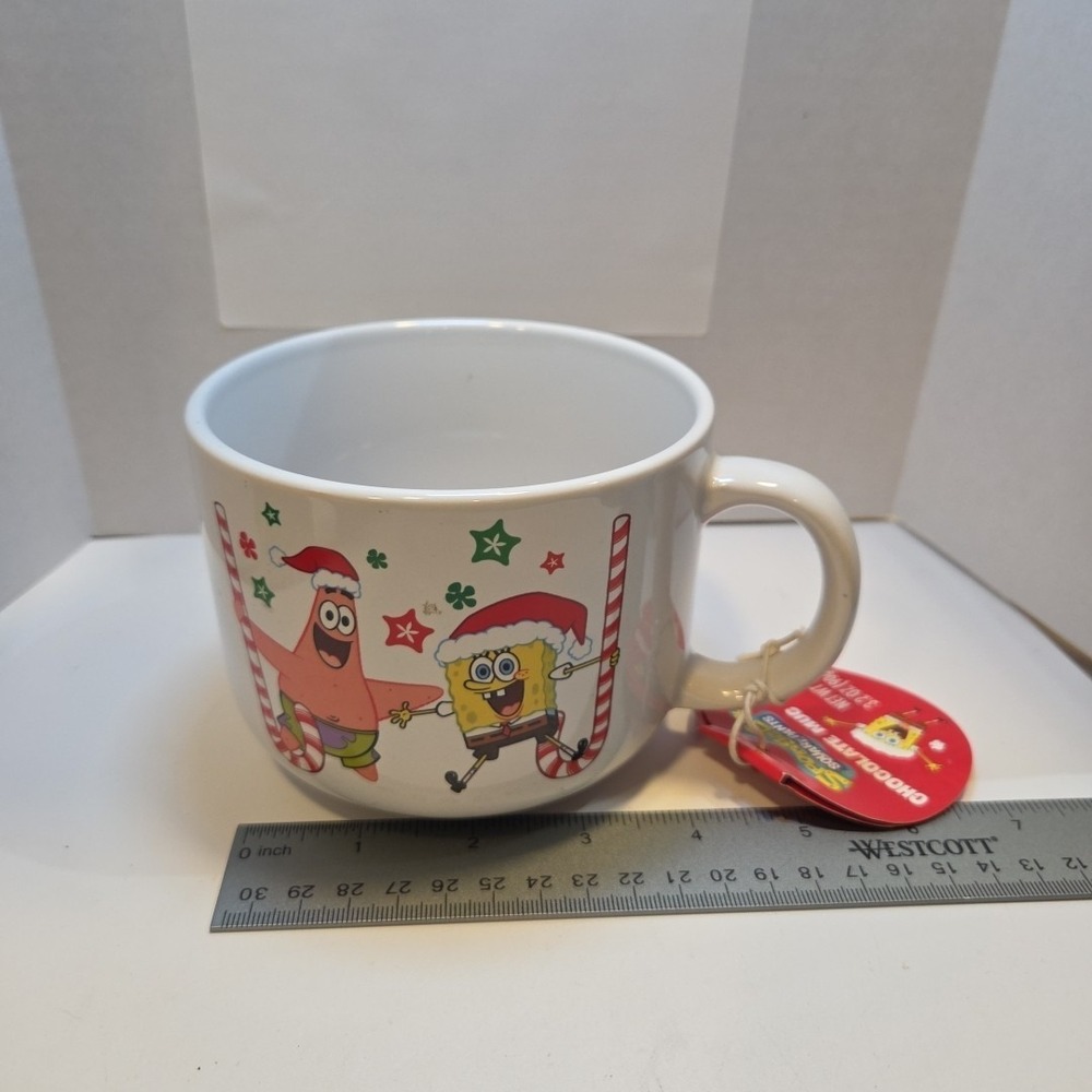 Viacom‎ Ceramic SpongeBob & Patrick  Mug Cup 2022 NEW